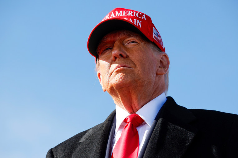 Republican presidential nominee, former U.S. President Donald Trump in Lititz, Penn. on Nov. 3, 2024. 