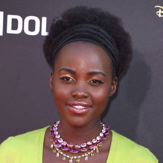 Lupita Nyong'o with short fluffy hair