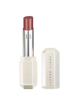 Fenty Beauty Slip Shine Sheer Shiny Lipsticks on white background