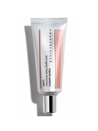 Chantecaille Liquid Lumière Highlighting Fluid silver tube of liquid highlighter on white background