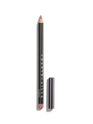 Chantecaille Lip Definer in Nuance black and pale mauve lip pencil with cap on white background