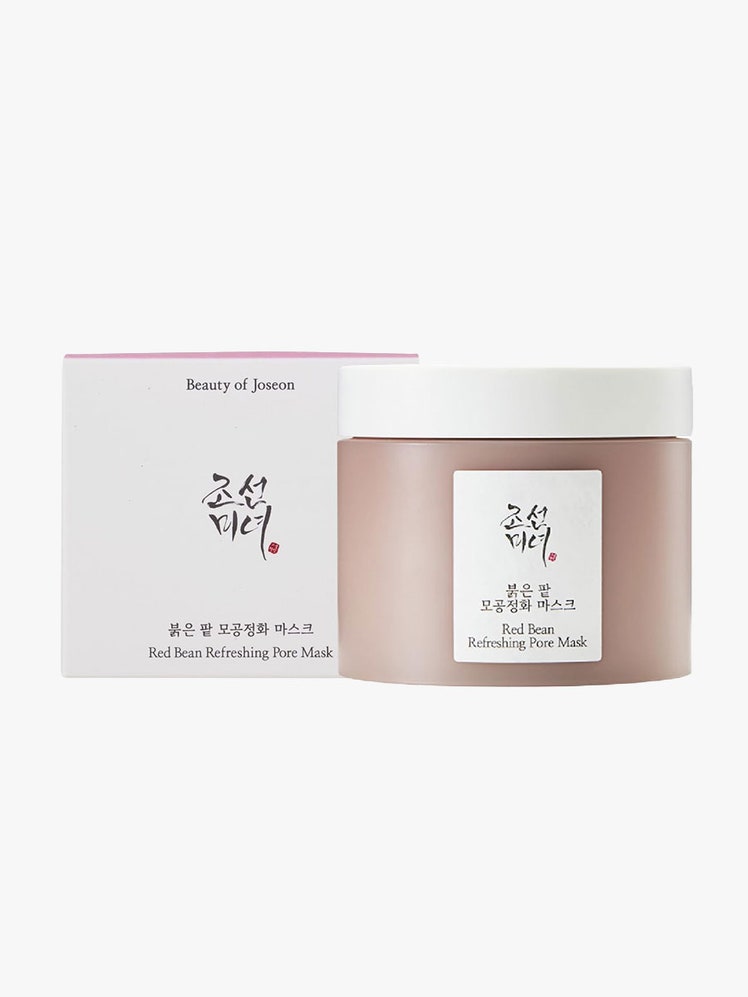 Beauty of Joseon Red Bean Refreshing Pore Mask  with box on light gray background