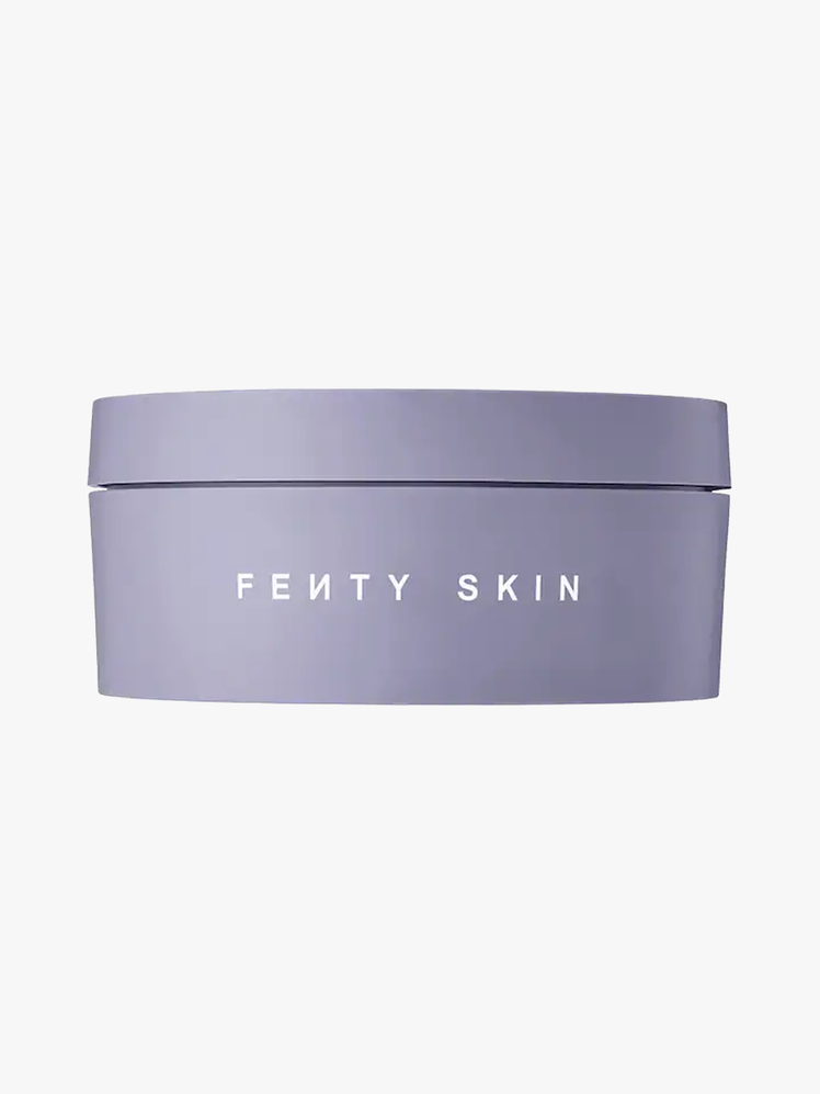 Fenty Butta Drop Whipped Oil Body Cream in branded tub component on a light gray background