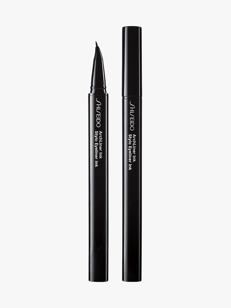 Shiseido ArchLiner Ink in branded pen component on a light gray background