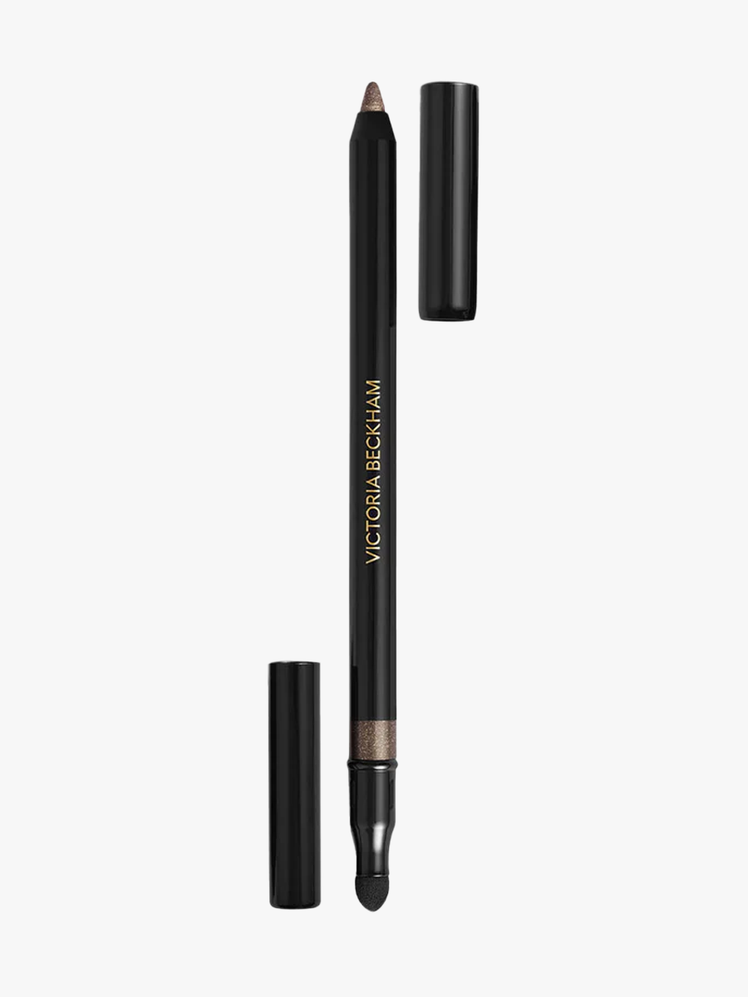 Victoria Beckham Satin Kajal Liner in branded pencil component on a light gray background