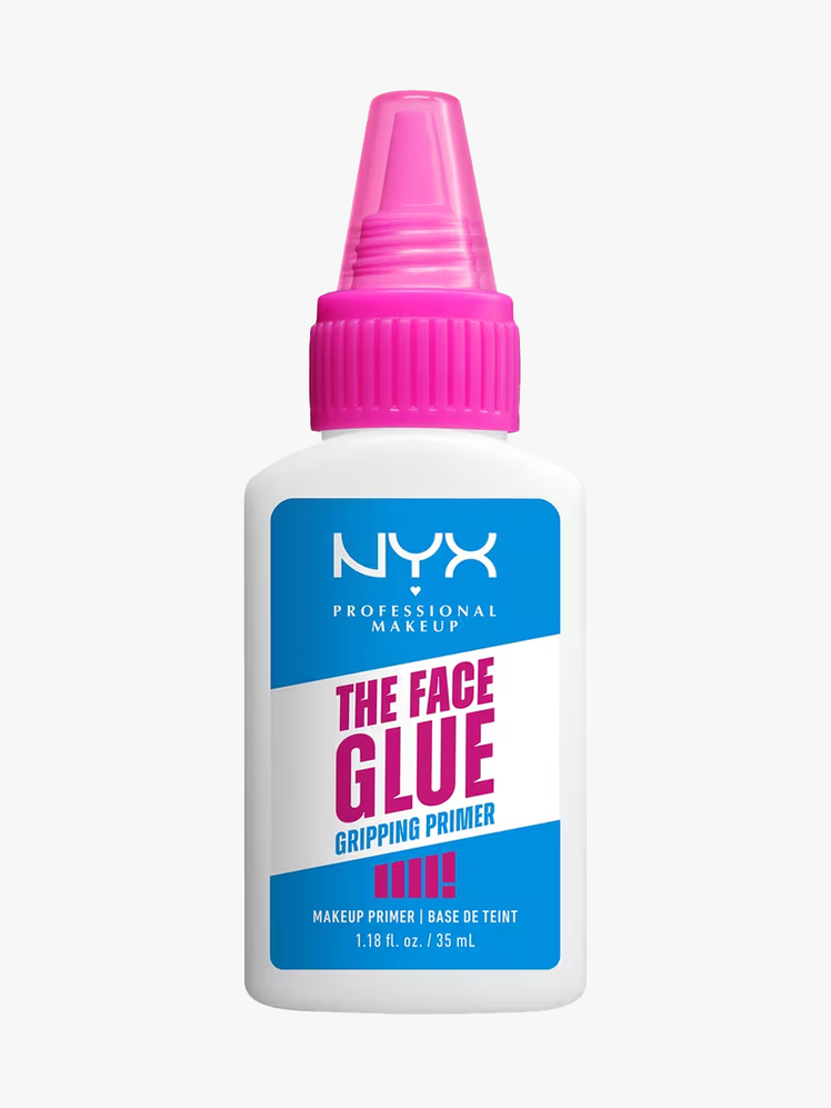 NYX’s Cosmetics Face Glue Primer in branded component on a light gray background