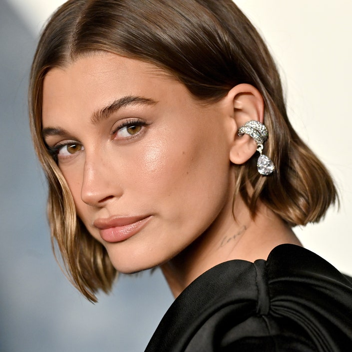 Hailey Bieber Brought Summer's Hottest Hair Accessory Right Into Winter