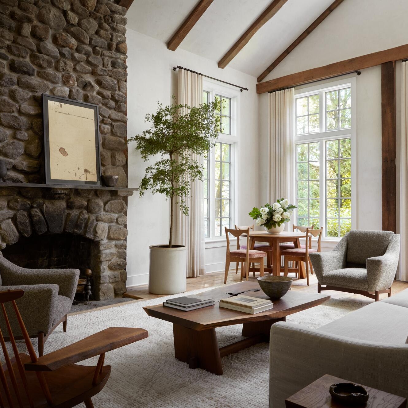 Tour a Pound Ridge Retreat Revived From a Crumbling Property