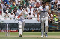 | Photo: AP/Halden Krog : 
South Africa Vs Pakistan 2nd Test Day 2