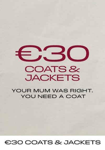 €30 coats & jackets