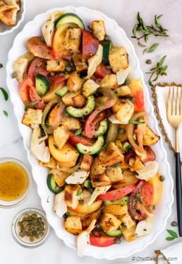 Heirloom Tomato Panzanella Salad