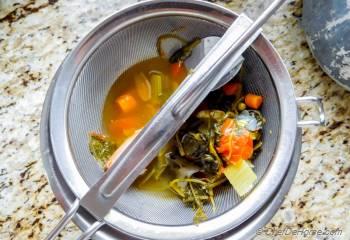 Step for Recipe - Homemade Vegetable Stock in Pressure Cooker