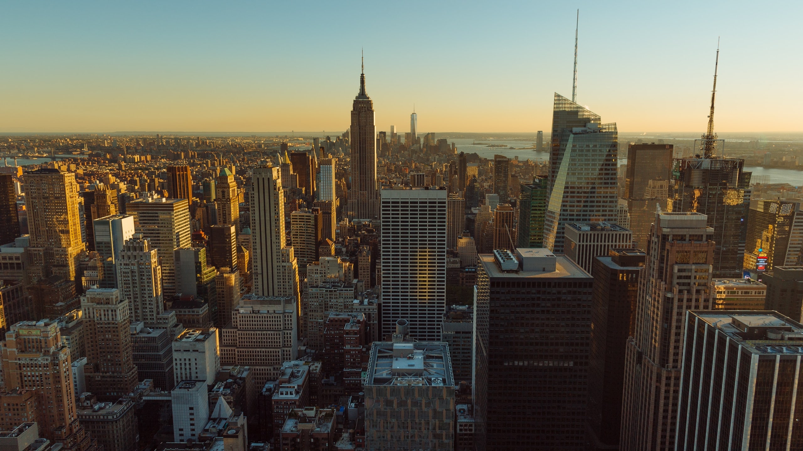 NYC skyline.