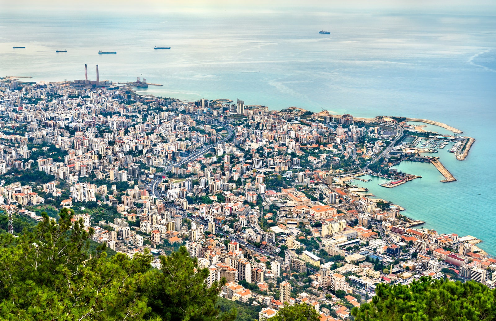 Lebanon's Mediterranean coastline