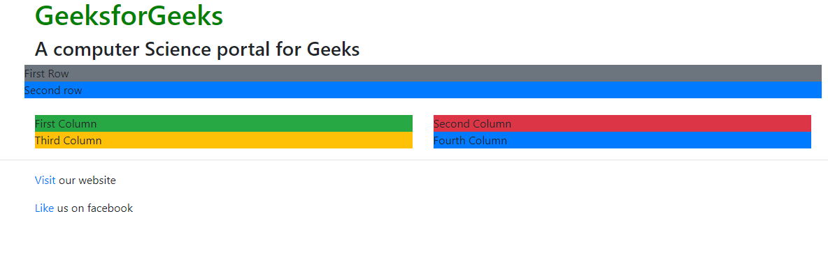 Bootstrap Grid System