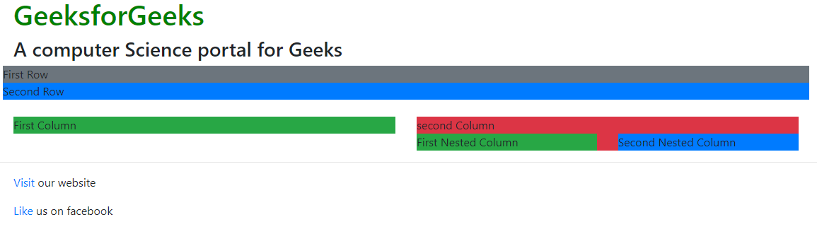 Bootstrap Grid System