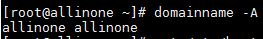 domainname -a or --alias