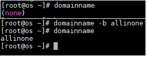 domainname -b or --boot