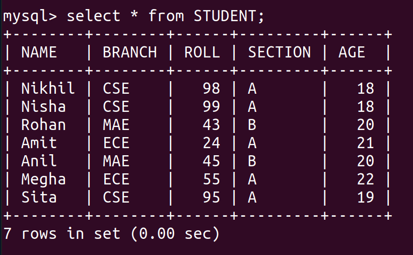 python mySQL delete from table