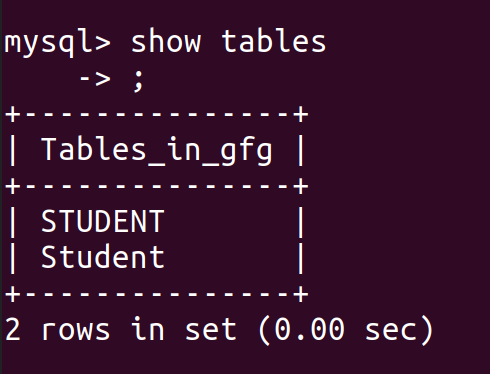 python mysql drop tables