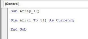 To clause in vba arrays 