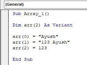 variant assigning in method 1 