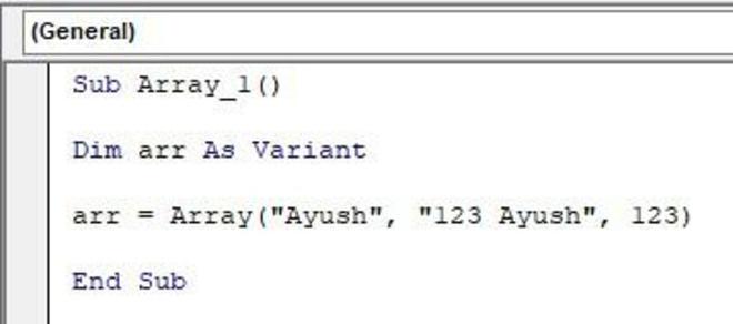 variant assigning in method 2