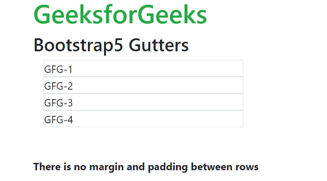 Bootstrap 5 Gutters