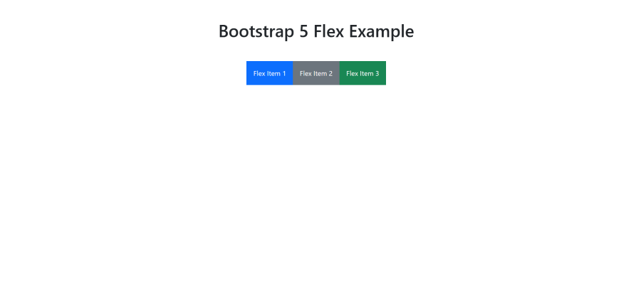 Bootstrap 5 Flex