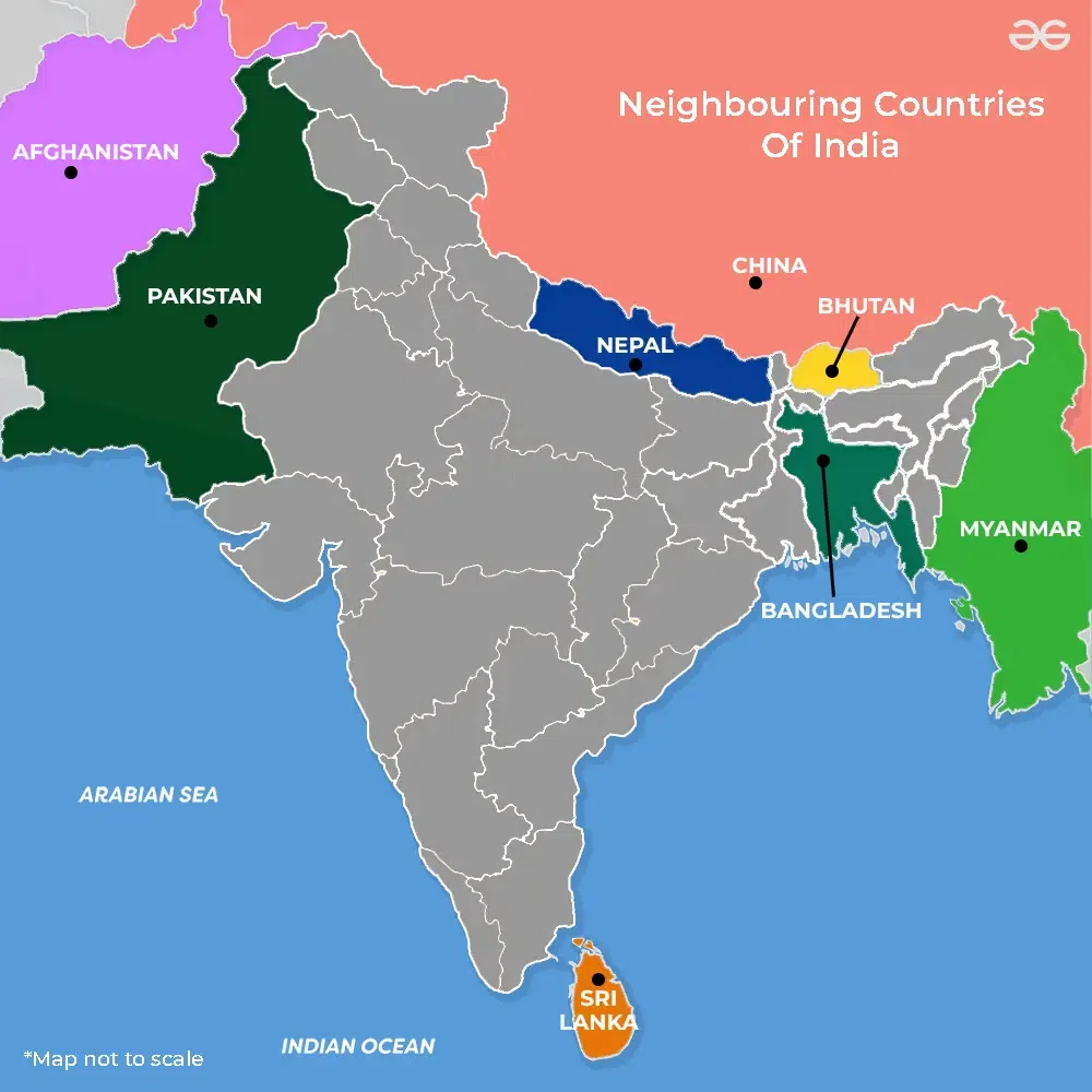 Neighbouring-Countries-of-India