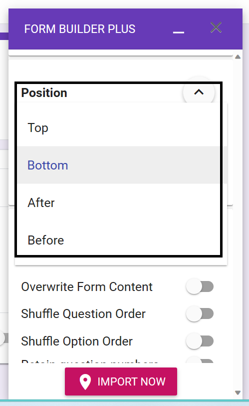 Import a Quiz from Google Doc into Google Form