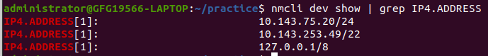 Using nmcli to Find Your IP Address in Linux