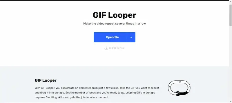 Open file in GIF Looper