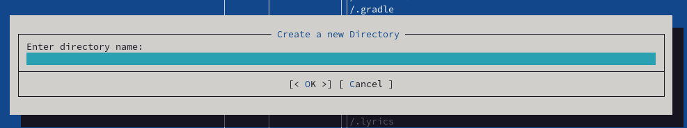 Creating New Directory