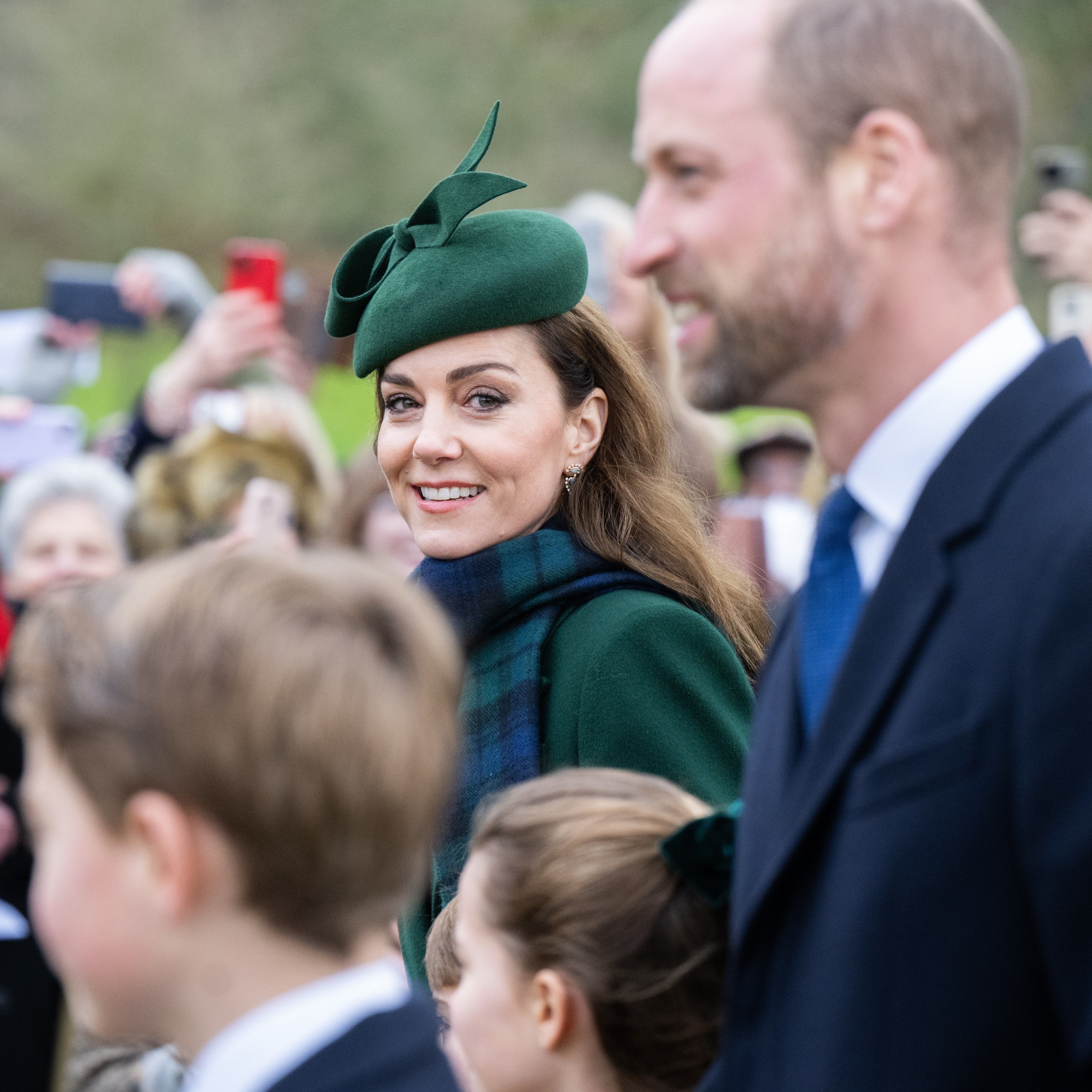 Kate Middleton Added a Festive Accessory to Match All Her Children on Christmas