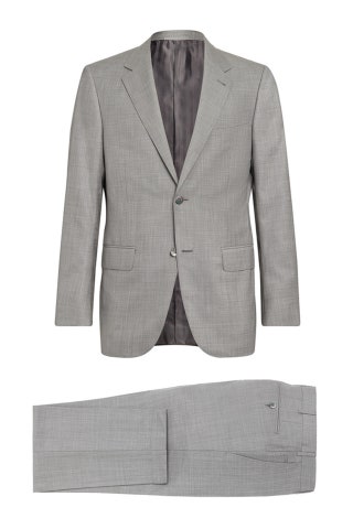 Trofeo 600 Wool  Silk Suit by Zegna