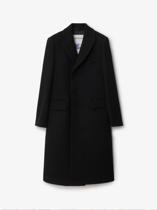 A voluminous shape that could sit atop even a smaller sized overcoat Burberrys wool twill creation is the only one you...