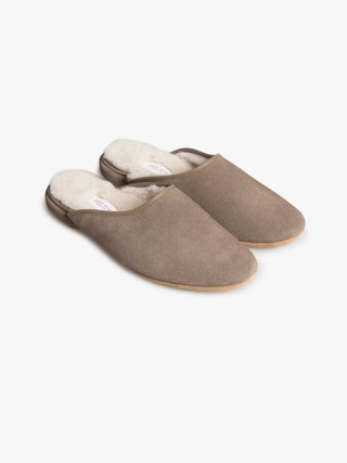 Derek Rose 'Douglas' backless slippers as selected by Heidi Quill