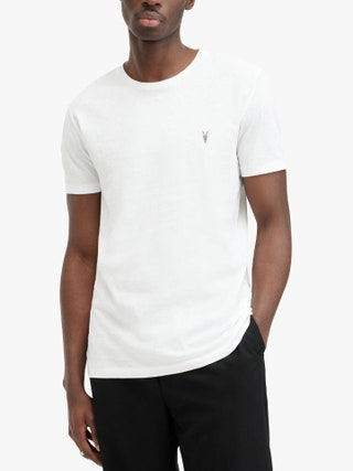 GQ Editors' Top White TShirt Picks AllSaints 'Ramskull' white Tshirt