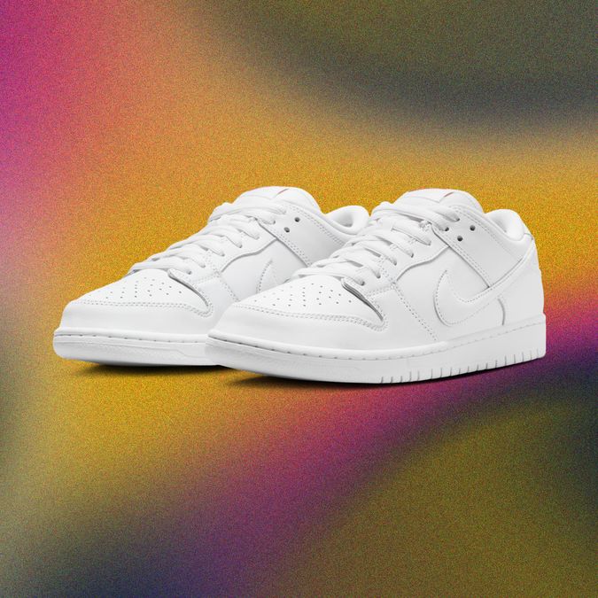 The Nike SB Dunk Low ‘Triple White’ is super clean, super rare, and set to be super popular