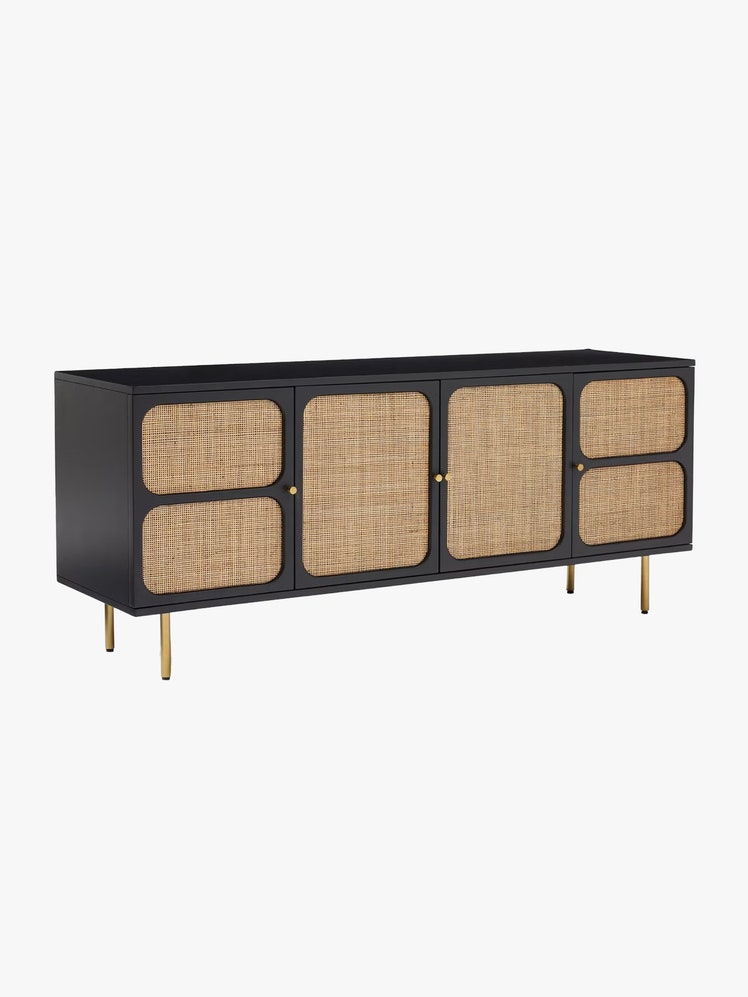 West Elm Ida Woven Media Console Best Furniture Sale