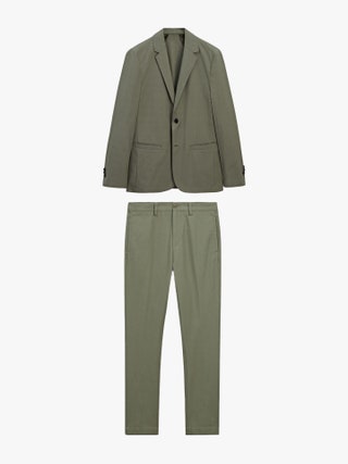 Massimo Dutti cottonblend suit as selected by Faye Fearon