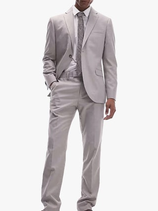 Topman linen blend suit as selected by Faye Fearon