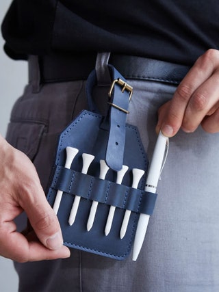 Best Gifts for Husbands selected for British GQ by Jessie Atkinson Golf Tee Belt