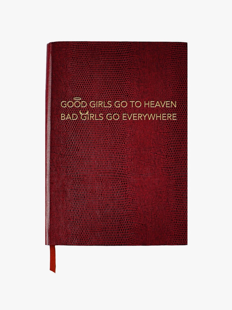 Best Gifts for Girlfriends chosen for British GQ by Jessie Atkinson Sloane Stationery Good Girls, Bad Girls Notebook