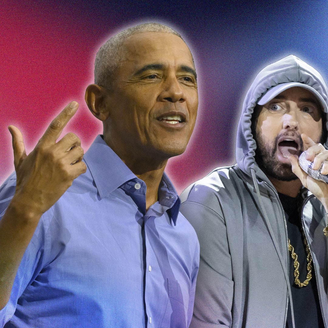 Barack Obama rapping with Eminem was the meeting of two cool dads