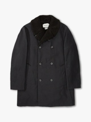 Oliver Spencer Newington black overcoat as selected by Faye Fearon