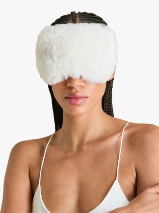 Best luxury gifts chosen by Jessie Atkinson for British GQ Olivia von Halle Faux Fur Eye Mask