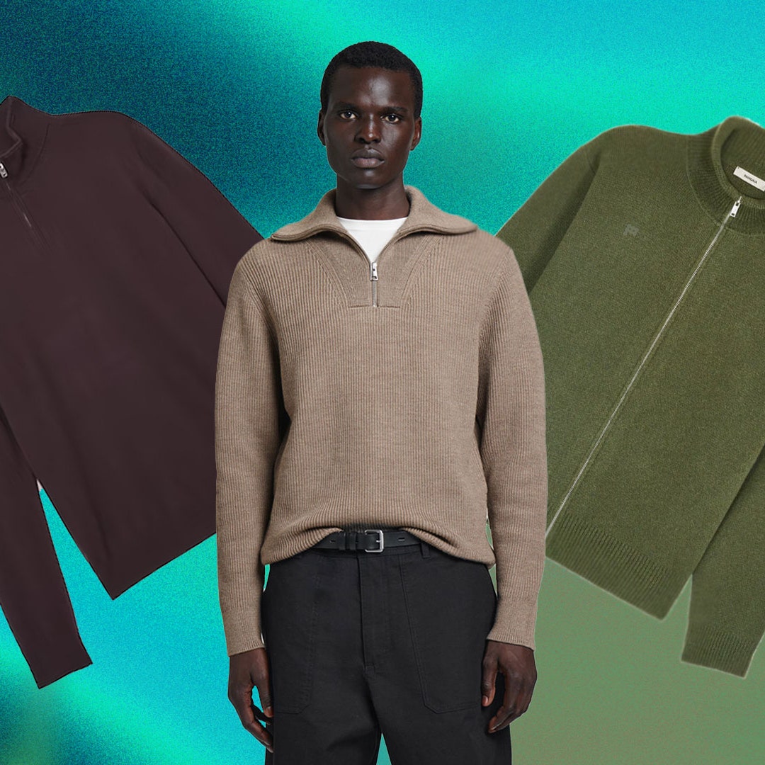 Steal these zip-up sweaters from your dad immediately