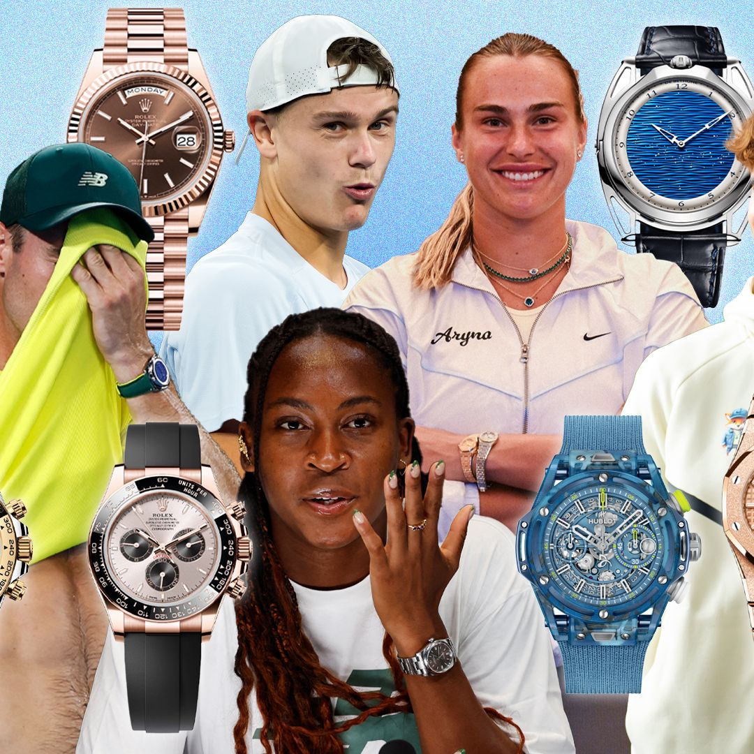 At the Australian Open, the watches are just as hot as the tennis